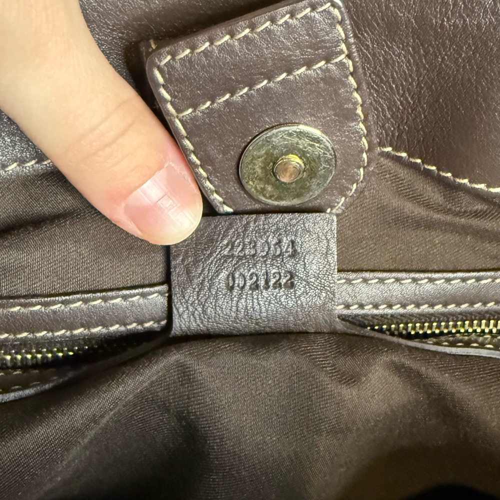 Gucci VINTAGE Crystal Mix Monogram GG Canvas Tote Bag - Picture 15 of 16